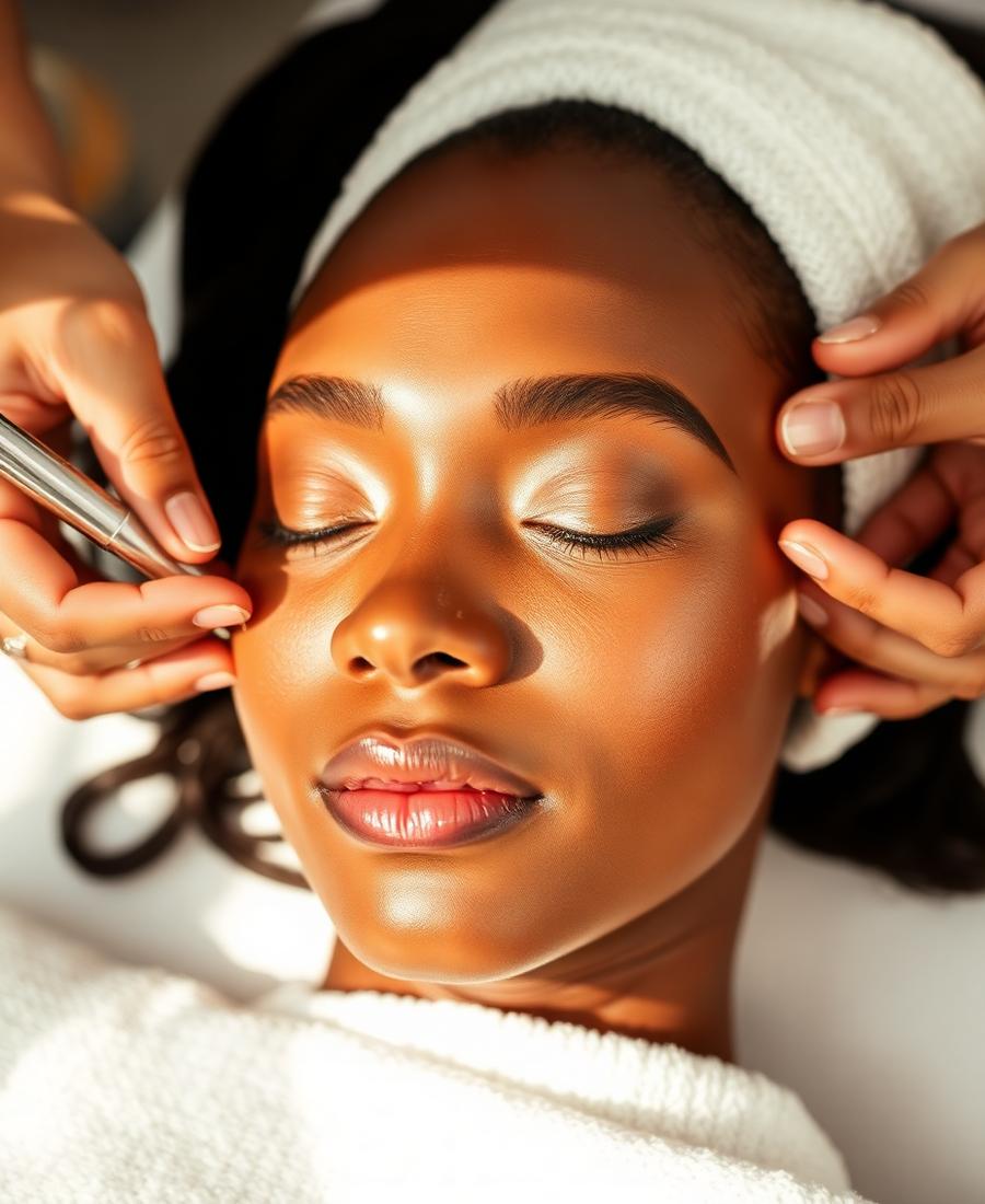 Facial treatment at Daily Beauty Spa