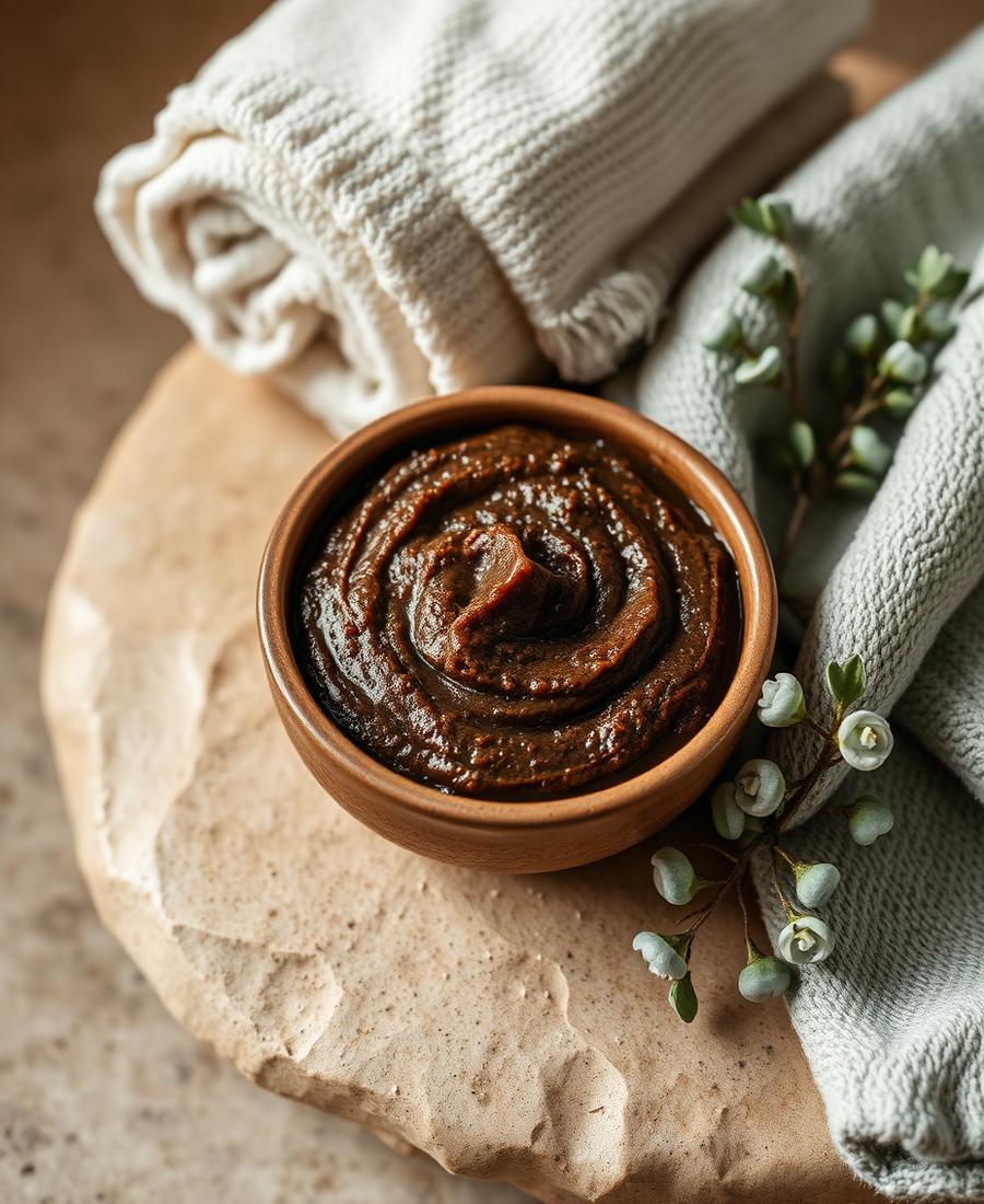 Natural body scrub preparation