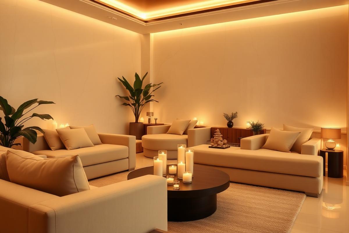 Spa relaxation lounge